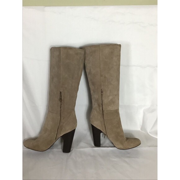Gap Women Tall Over the Knee Side Fringe Boots Sz. 10 Beige EUC - Picture 3 of 8